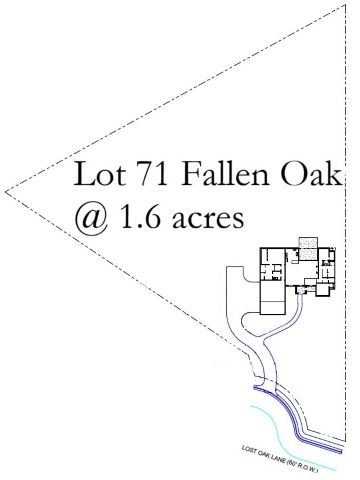 Lot 71 FO site plan